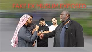 FAKE EX MUSLIM GOT EXPOSED ON SPOT| SHEIKH MUHAMMAD| SPEAKERS CORNER   #shorts
