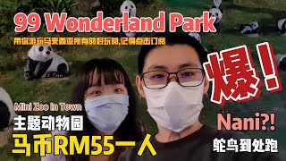 带你游KL雪隆区主题动物园 | 一人只需RM55 | 鸵鸟居然可以到处跑？！| 99 Wonderland Park