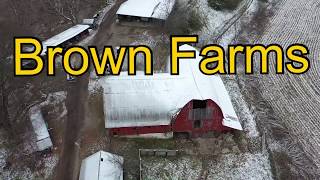 The old Brown Farms Post and Beam Barn