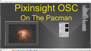 Pixinsight OSC The Pacman Nebula