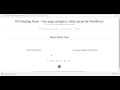 Free WordPress Floating Menu WP Floating Menu Part 1 (Front end Tour) | WordPress Tutorial