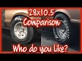 28x10.5 Slicks Comparison M/T vs Hoosier C07