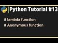 Python Tutorial #13 | Learn Python Online | Lambda function