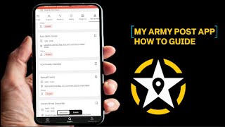 My Army Post App - How To Guide