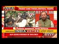 union minister prakash javdekar holds a press conference about west bengal at bjp head office