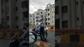 Chandrangar bridge many bike slipped after first rain | 13 Jun 2022