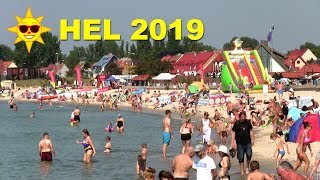 Hel plaża, deptak, atrakcje 27-08-2019