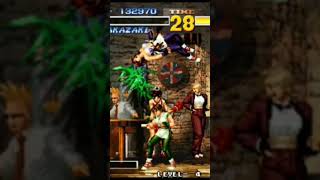 kof95CPUのユリ・サカザキは強い!青のユリ・サカザキ脱衣KO