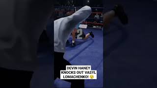 Devin Haney Knocks Out Vasyl Lomachenko! 😯 #Shorts | Fight Night Champion Simulation