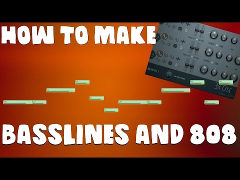 How to make Basslines and 808s on FL STUDIO! How to make Basslines and 808s on FL STUDIO!