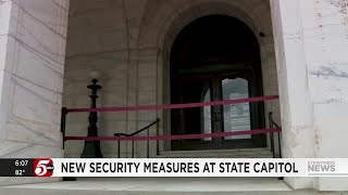 State Capitol security changes now in effect with more to come