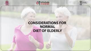 F13NW28 Nutrition and Fitness for the elderly