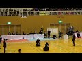 【 33】女子個人戦・準々決勝【平川光智・佐世保北×峯松加奈・島原】2020・r2第36回九州高等学校選抜剣道大会