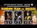 MK Mobile. FATAL Action Movie Tower Battle 200 vs. RANDOM Team. This Went Well...