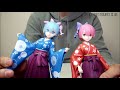 rem u0026 ram spm figure wa style re zero sega unboxing