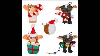 Gremlins Holiday Ornament 3-Inch Plush 5-Pack