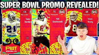 SUPER BOWL PROMO REVEALED! FREE 97 SPEED MCS EVANS! 96 GRONK, LOTT, AND MORE!