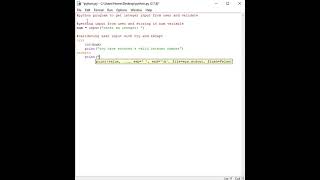 Python program to get integer input from user and validate
