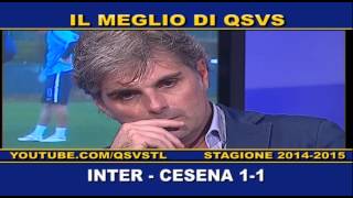 QSVS - I GOL DI INTER - CESENA 1-1  TELELOMBARDIA / TOP CALCIO 24