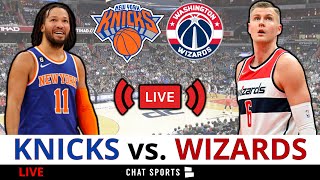New York Knicks vs. Washington Wizards Streaming Scoreboard, Play-By-Play, Highlights & Stats