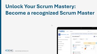 Unlock Your Scrum Mastery : Become a Recognized Scrum Master online | Koenig Solutions