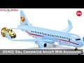 s5402 siku commercial aircraft with accessories