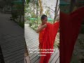 novice monk robing up