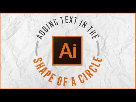 Adding text in the shape of a circle (Adobe Illustrator) Adding text in the shape of a circle (Adobe Illustrator)