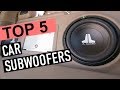 BEST 5: Car Subwoofers