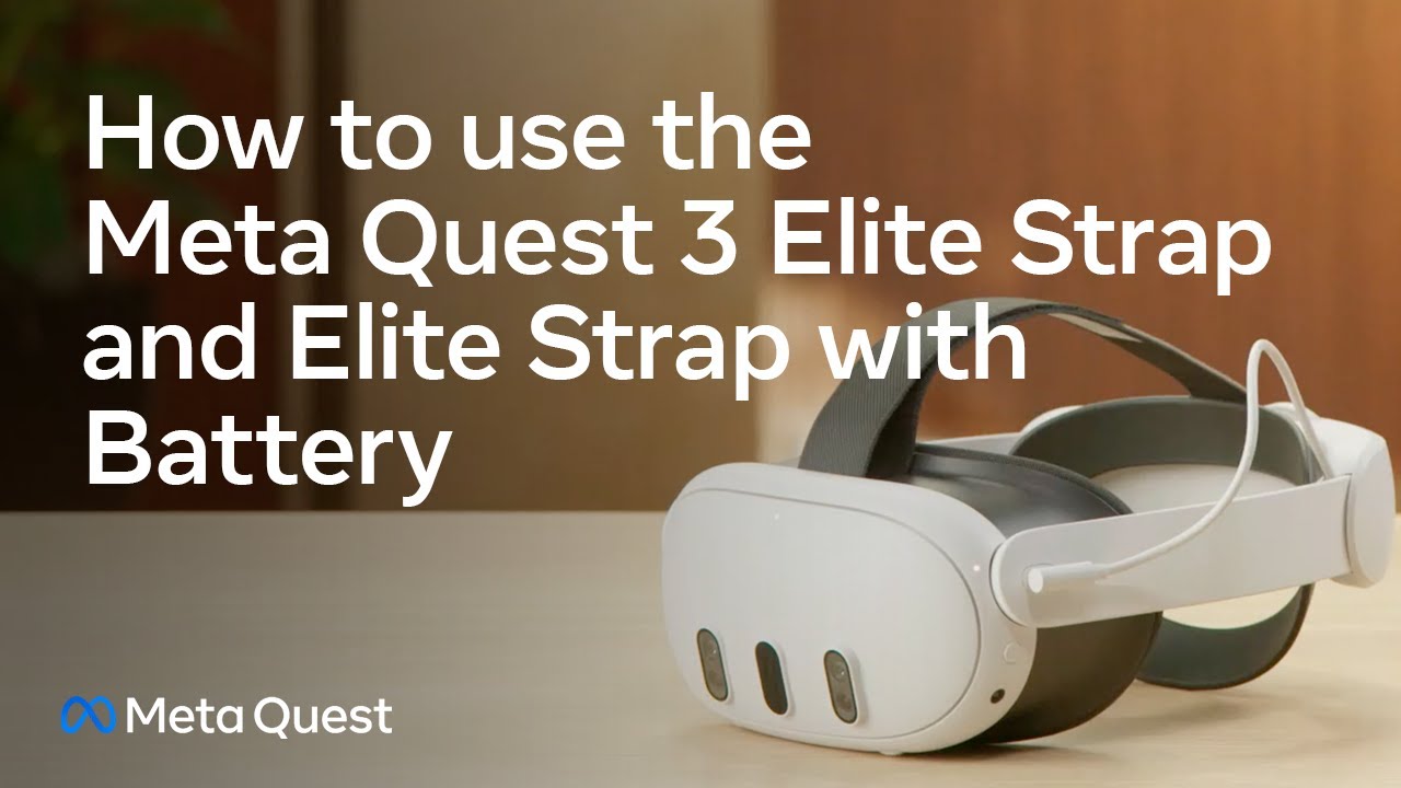 Meta Quest 3 | How To Use Elite Strap And Elite Strap With Battery ...