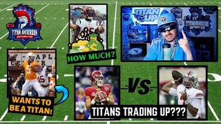 Titans Trading Up for BEARS #1 Draft Pick!? | Hendon Hooker TALKS to TITANS 1ST | TEE HIGGINS TRADE?
