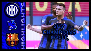 🔵 Inter Milano vs FC Barcelona 🔵 FIFA 23 Gameplay (PC) 🔵 UEFA Champions League 2022 🔵