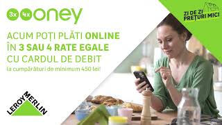 Cum platesti comanda online, cu cardul de debit, in 3 sau 4 rate egale