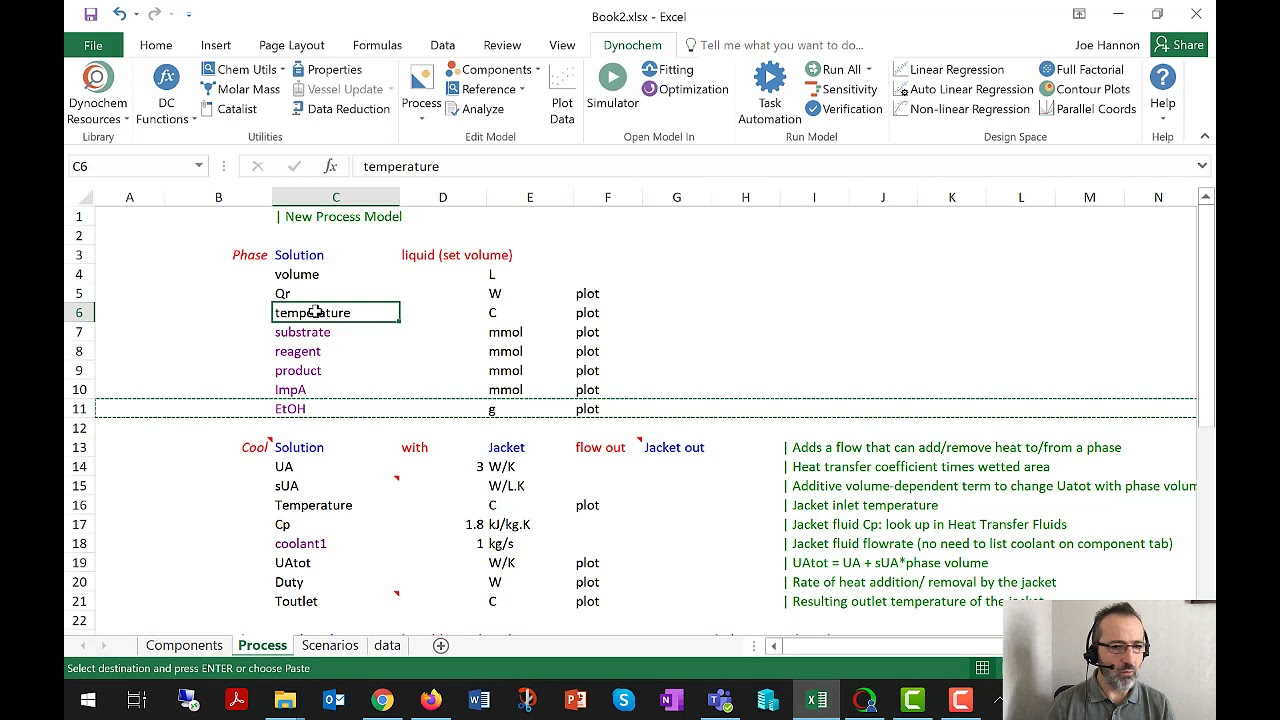 Dynochem Model Building Video 8 Best Practices For The Process Tab