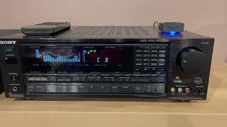 Sony STR-D2010 Receiver Demo - 1989, 130WPC