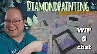 Diamondpainting WIP\u0026Chat / Glow Mermaid von Picmondoo 🙂