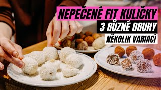 NEPEČENÉ KULIČKY | Jednoduché cukroví bez přidaného cukru + tip na proteinové kuličky.