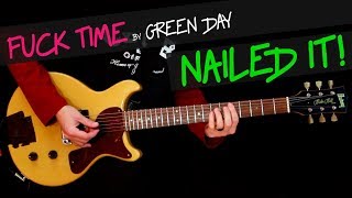 Fuck Time - Green Day cover by GV (exactly like the band plays) +chords