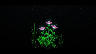 Dynamic Glowing plants with html, Css and JavaScript