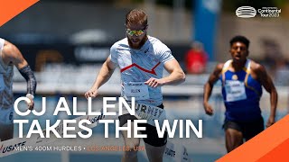 CJ Allen beats world medallist Bassitt over 400m hurdles in LA | Continental Tour Gold 2023