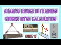 Aramco standard choker hitch calculation