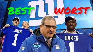 BEST and WORST Draft Picks of the Dave Gettleman Era | New York Giants
