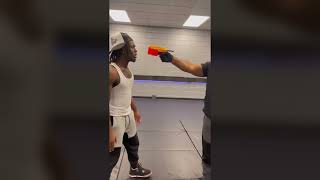 Kai Cenat Links With Dale Brown \u0026 Does Self Defense Gun Tactics 😂