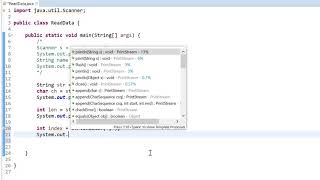 Input a String - indexOf, substring and charAt methods of String class #9