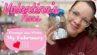 ✨Prompt Jar Picks My February TBR | Valentine's Recommendations | Valentines TBR♥️