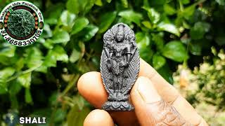 Carved on Shaligram Shila Lord  Sri Venkateswara Swamy #Sarojdas #shaligramcollection