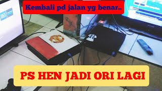 tutorial merubah ps4 hen jd ps4 ori lagi.. ( gampang lur.. ) #ps4hen #ps4ori