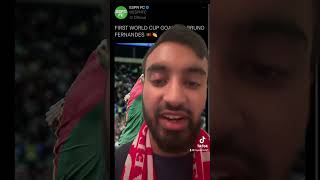 Cristiano Ronaldo thinks he scored? Bruno Fernandes first World Cup 2022 goal. Portugal won #shorts