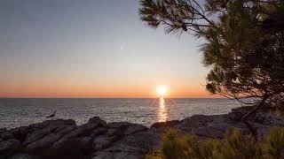 Timelapse Sonnenuntergang Kroatien - Kamenjak Nationalpark