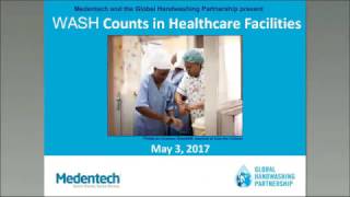 WASH Counts in Healthcare Facilities webinar